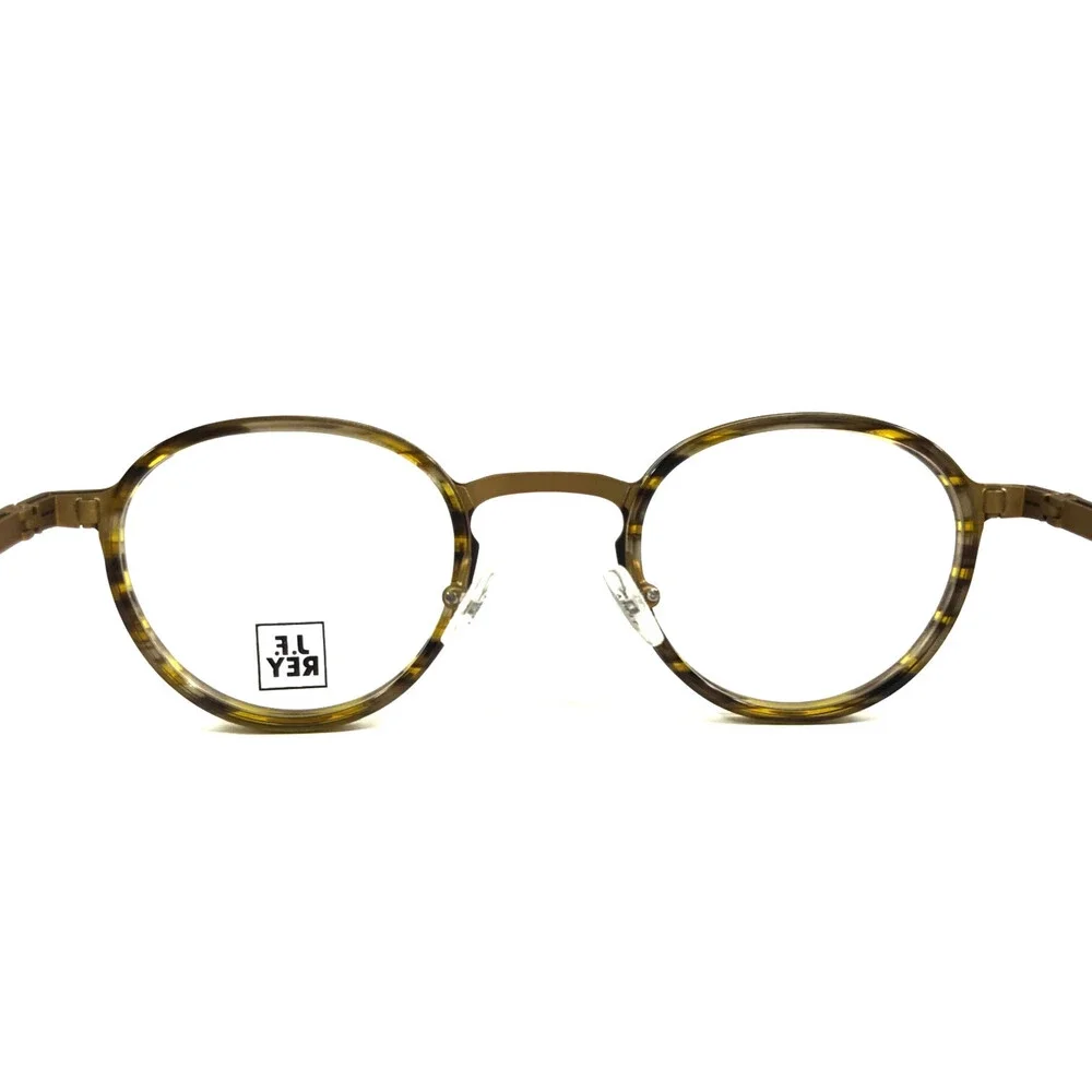 J.F. Rey Eyeglasses Frames JF3065 0050 Matte Brown Amber Tortoise 45-23-144